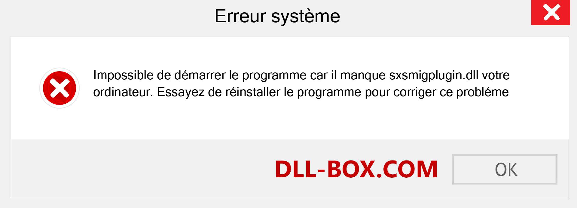 Le fichier sxsmigplugin.dll est manquant ?. Télécharger pour Windows 7, 8, 10 - Correction de l'erreur manquante sxsmigplugin dll sur Windows, photos, images